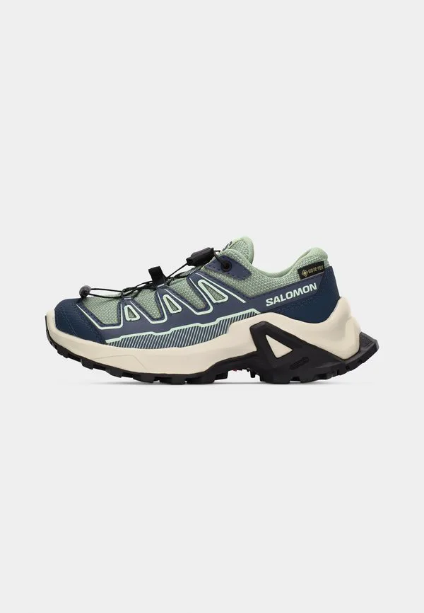 Унисекс походные ботинки x ultra gtx Salomon, Green Milieu/Grisaille/Clearly Aqua — фото 2