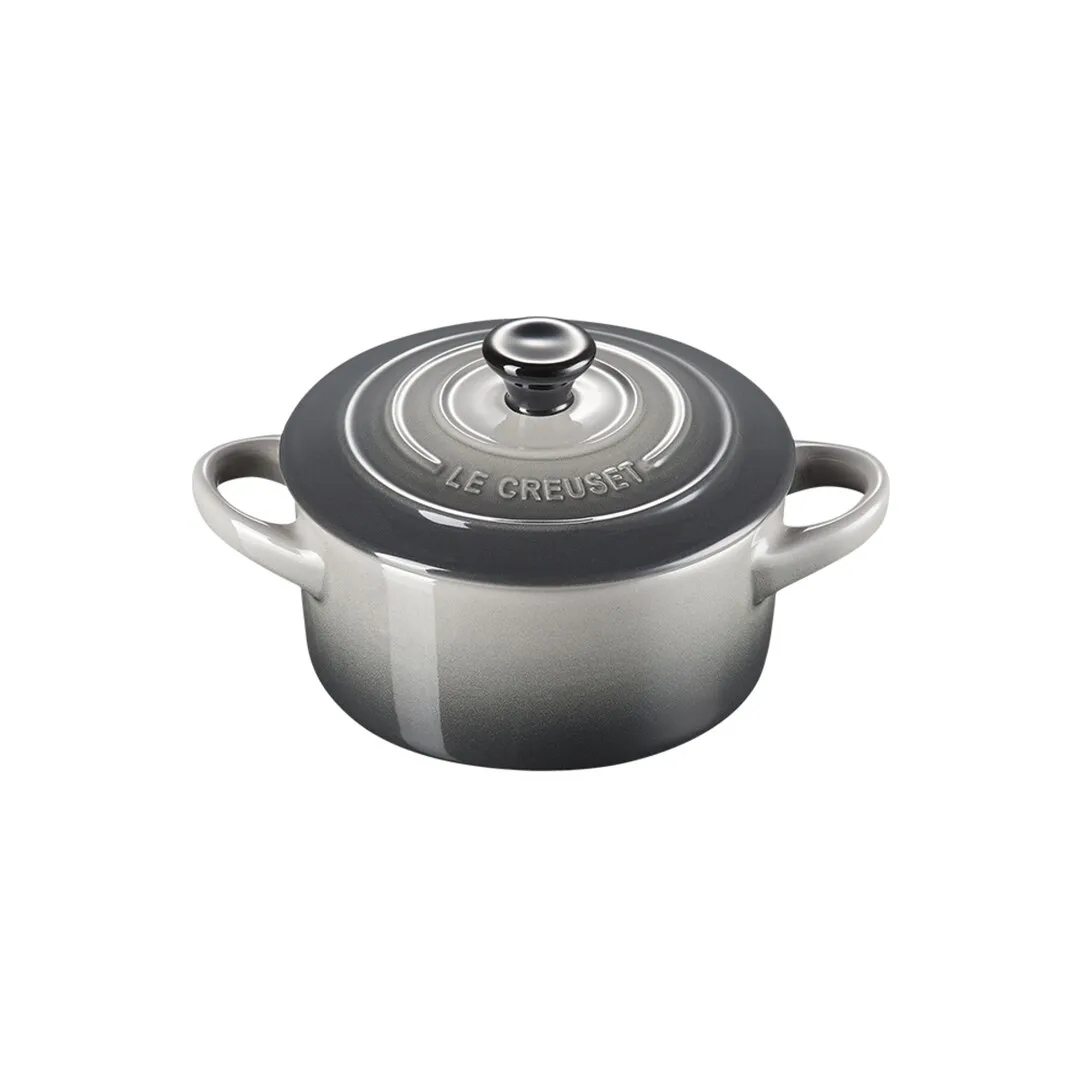 

Мини-кокотница из керамогранита Le Creuset, серый