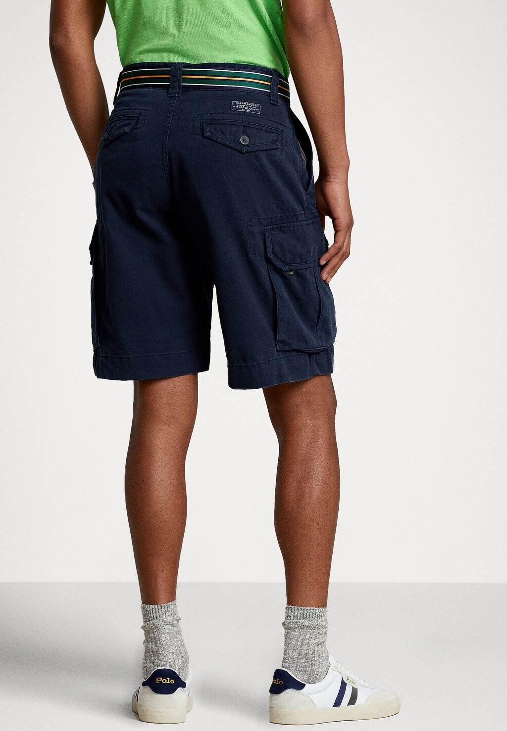 Шорты CLASSIC FIT TWILL CARGO SHORT Polo Ralph Lauren, авиатор темно-синий — фото 3