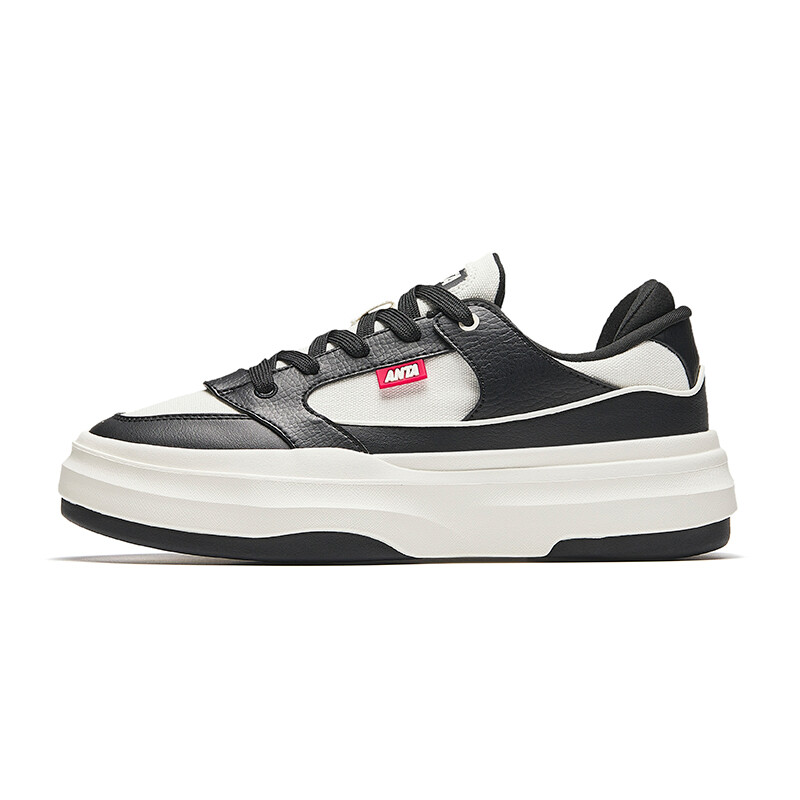 

Кроссовки ANTA Skateboarding Shoes Women's Low-top Black, слоновая кость/черный