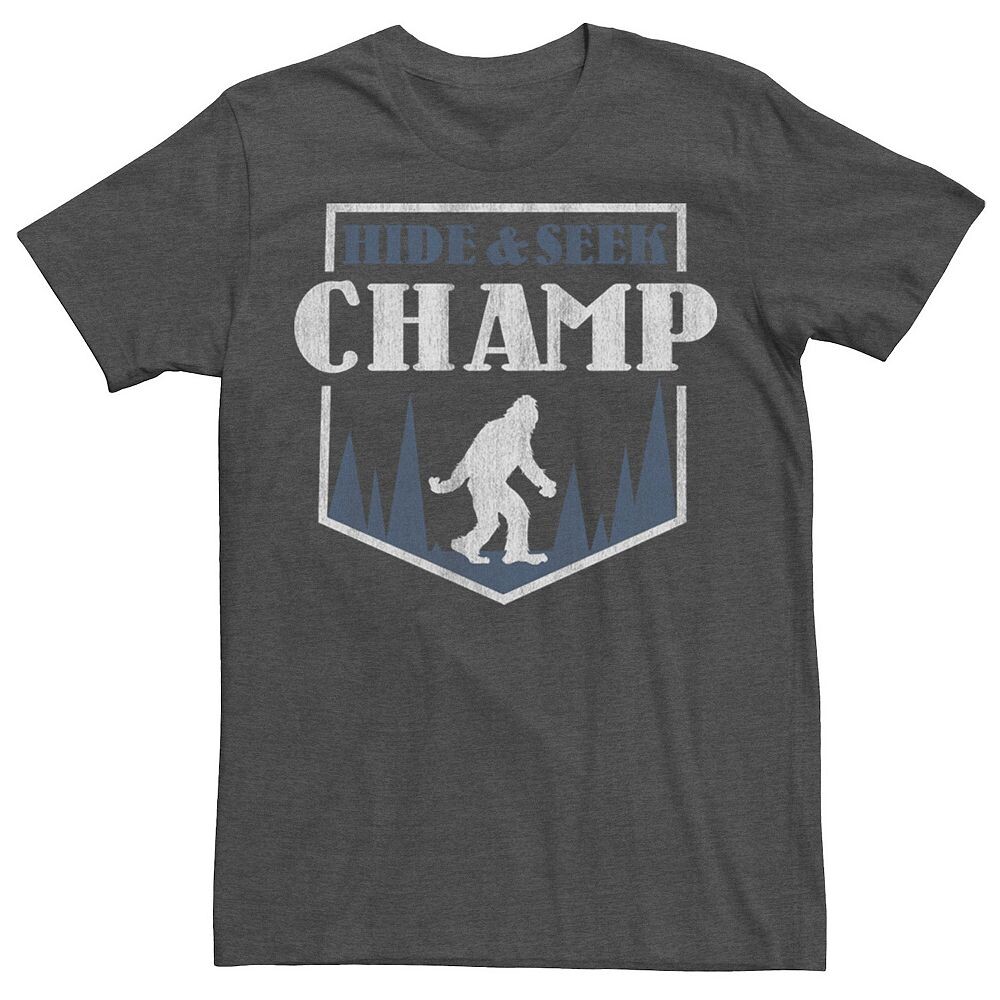 

Футболка Big & Tall в прятки Champ Bigfoot Licensed Character, цвет Charcoal Heather