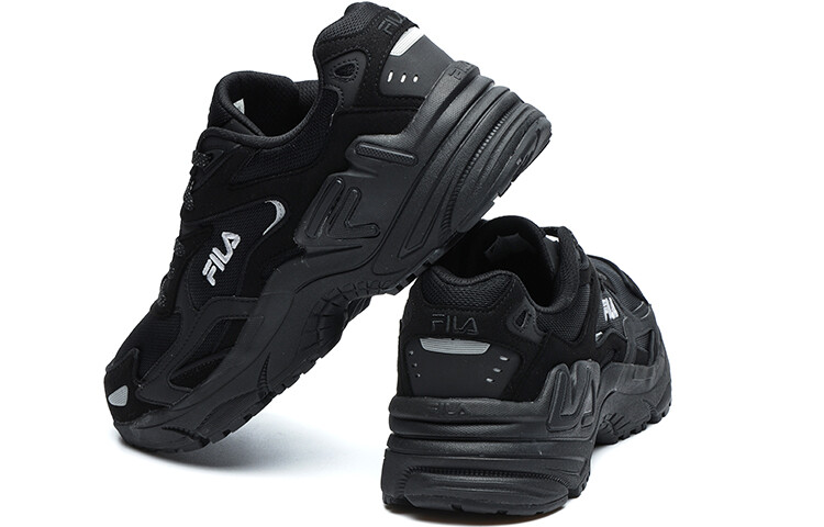 Кроссовки Catapult Chunky мужские низкие черные Fila Fusion — фото 4