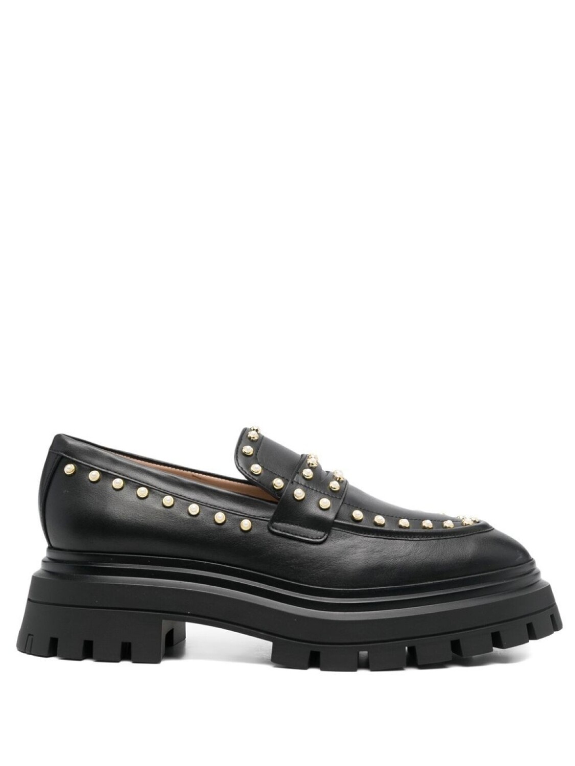 

Stuart Weitzman лоферы Bedford 40 с искусственным жемчугом, черный