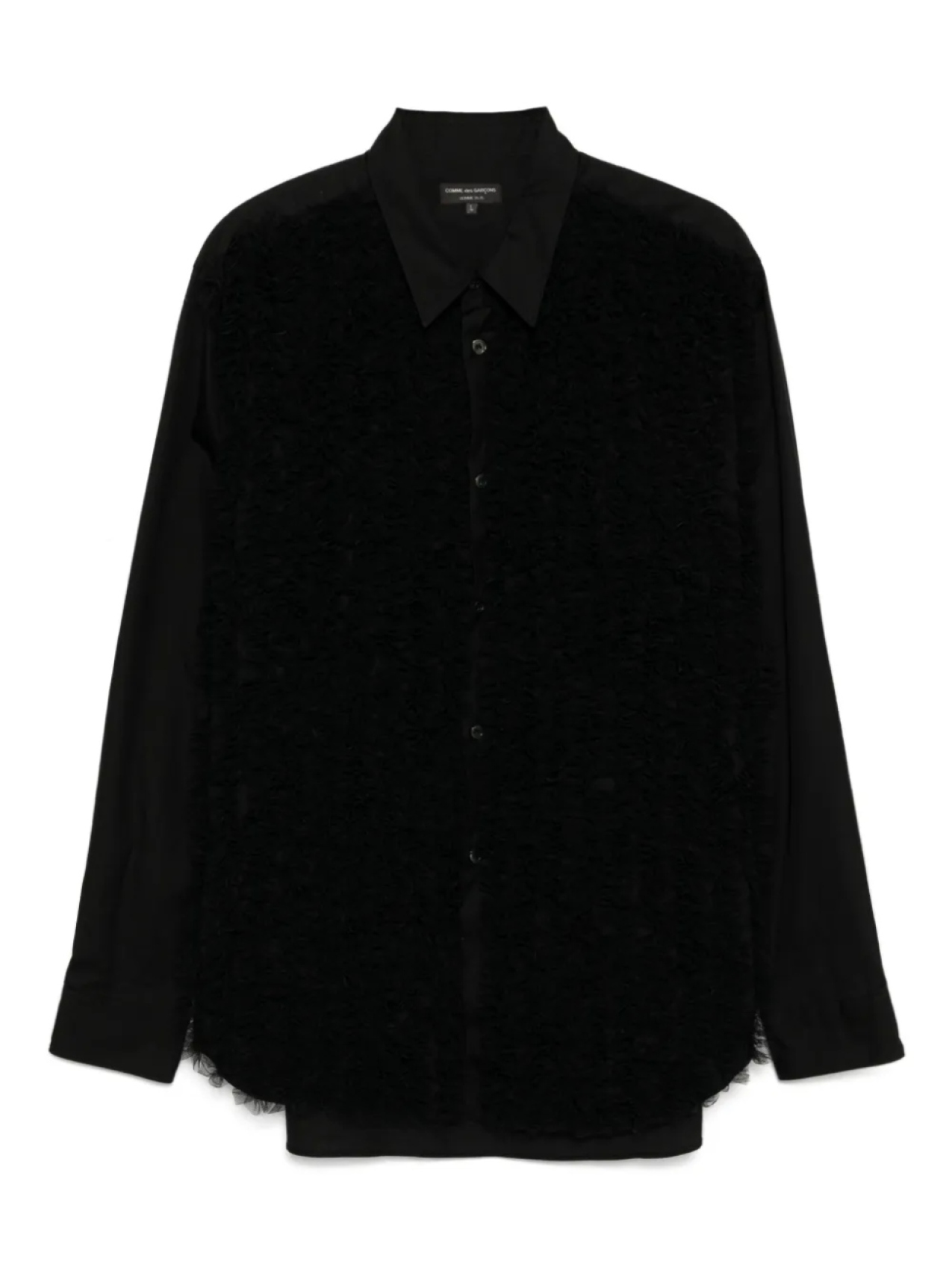 

Рубашка с помпонами Comme des Garçons Homme Plus, черный