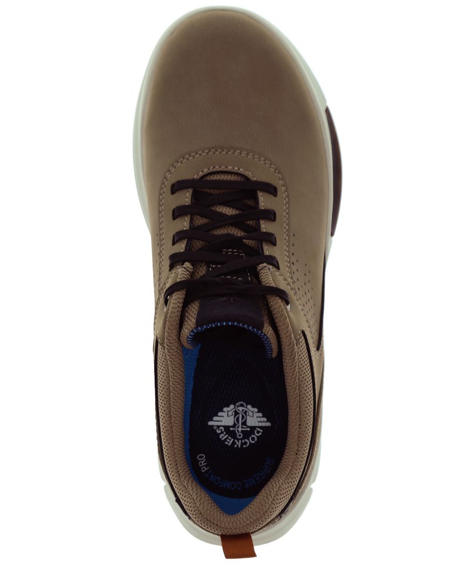 Мужские повседневные кроссовки Pivot Active Rebound на шнуровке Dockers, Taupe — фото 4
