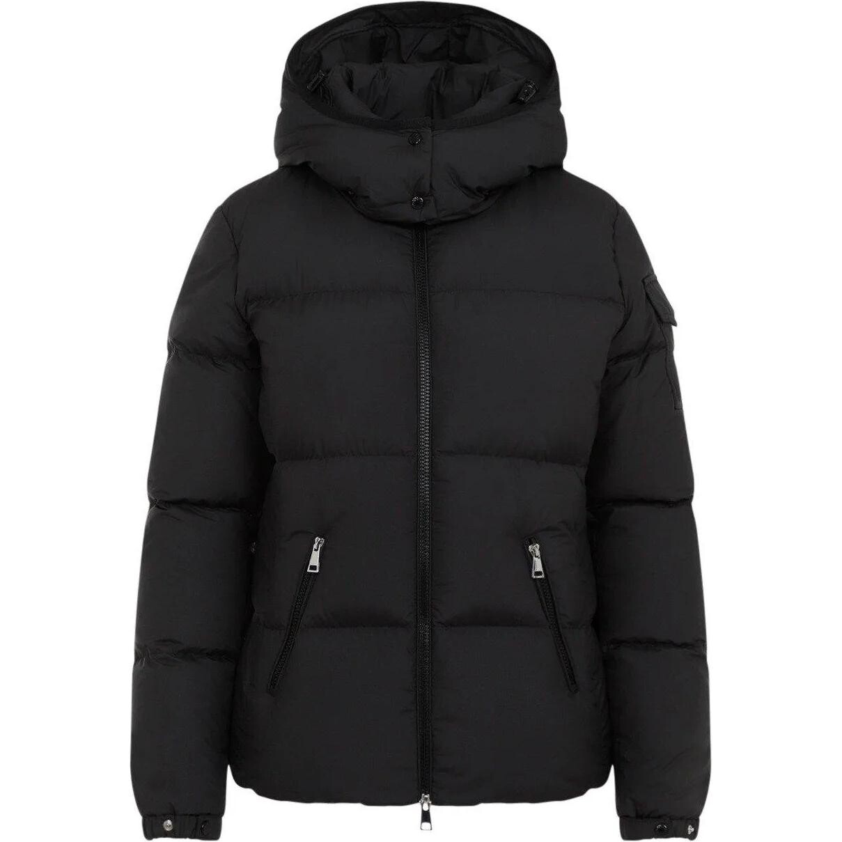 

Пуховик женский черный Moncler