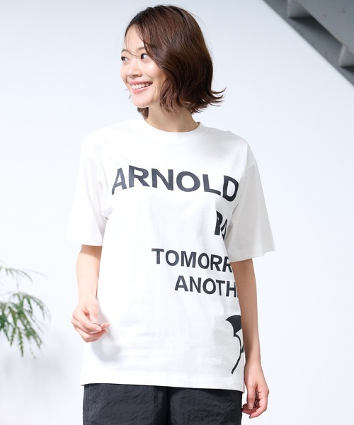 

Футболка с большим логотипом Arnold Palmer, белая, Белый, Футболка с большим логотипом Arnold Palmer, белая