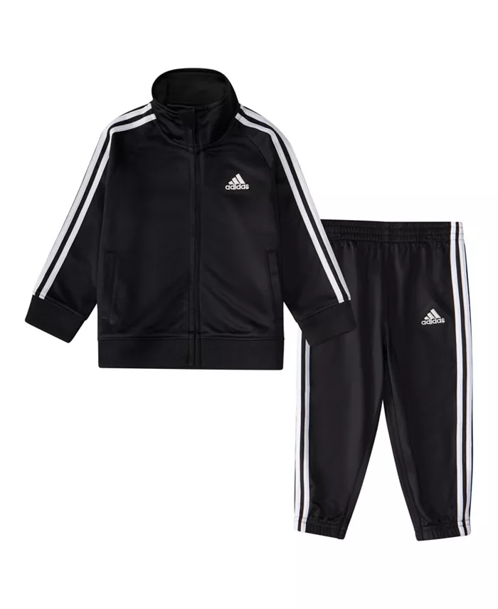 

Детский спортивный костюм для мальчиков из трикотажа, 2 предмета adidas, черный