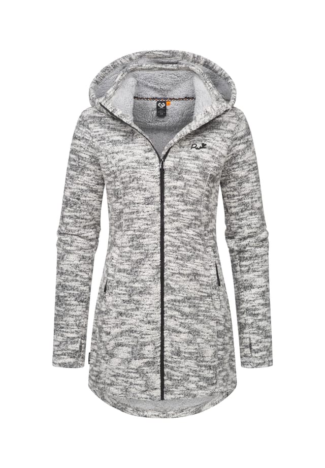 

Длинный кардиган лейша меланж Ragwear, цвет ash