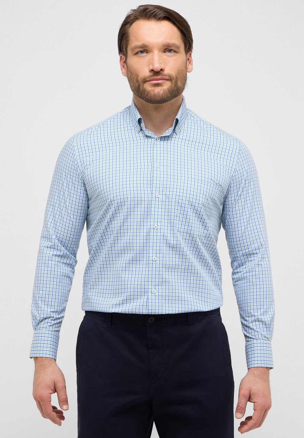 

Рубашка KARO COMFORT FIT Eterna, зеленый