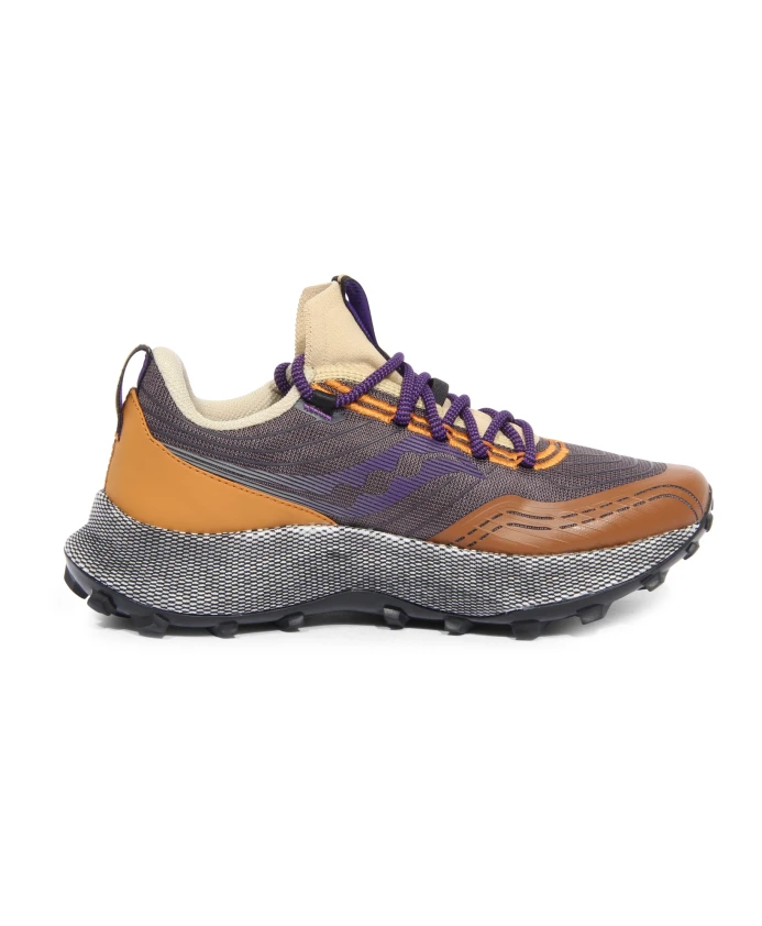 

Коричнево-Фиолетовые кроссовки для бега по пересеченной местности Saucony, мультиколор