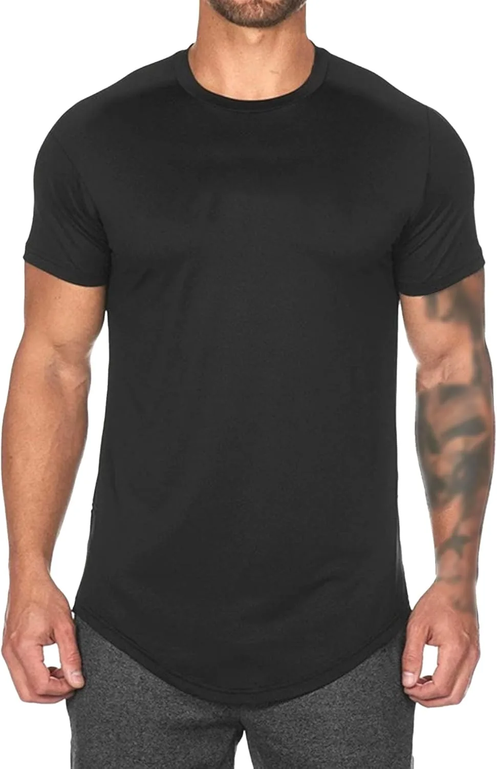 

Майская футболка для мужчин Maiyifu-GJ Quick-Drying Breathable Stretchy Slim Fit