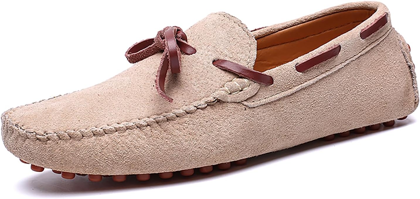 

Мужские повседневные лоферы, стильные вождение мокасины, удобные кроссовки Generic, бежевый