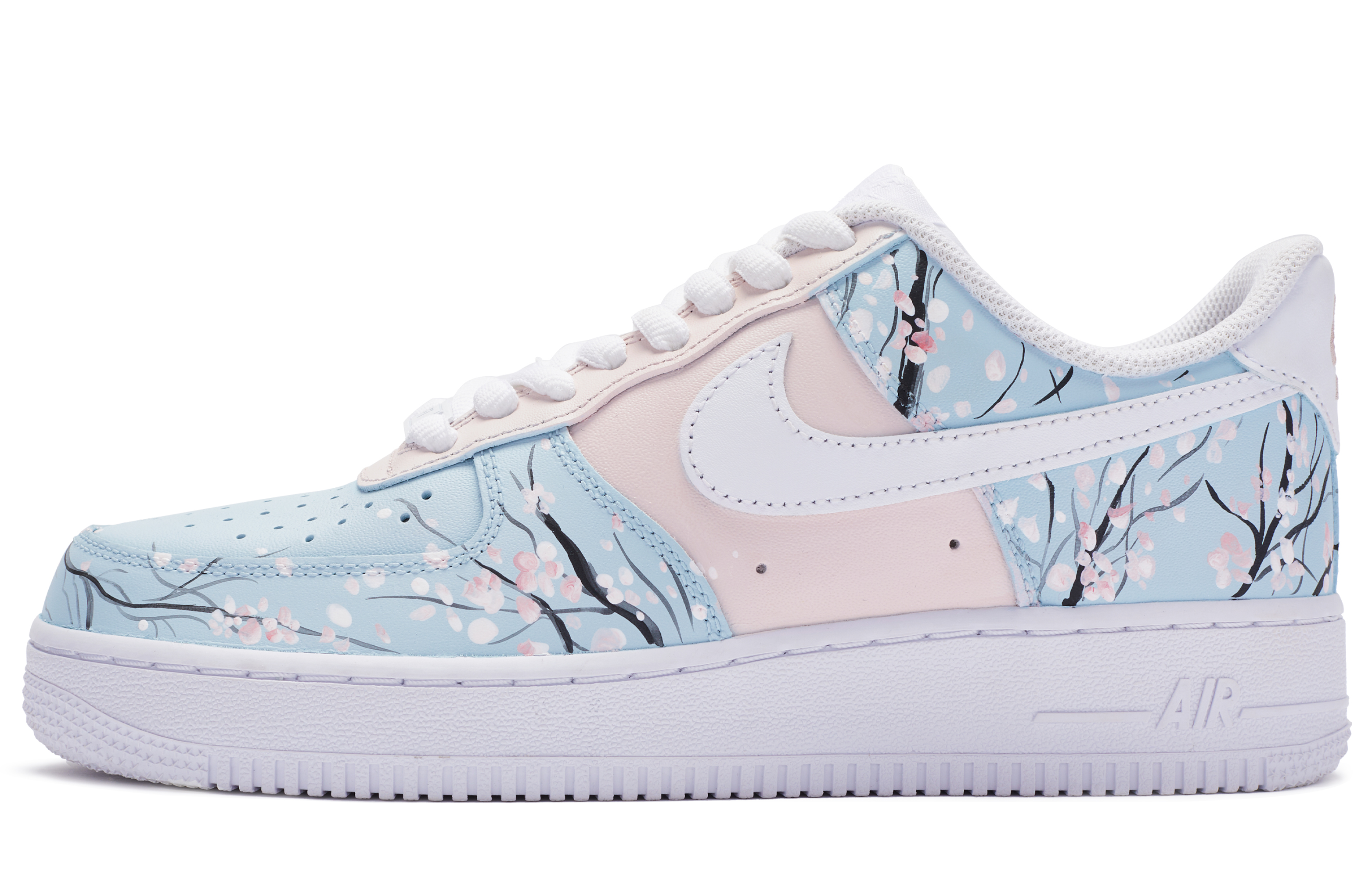 

Nike Кроссовки Air Force 1 Low 811 Manufacturing Low Top для скейтбординга, мужские, розово-синие