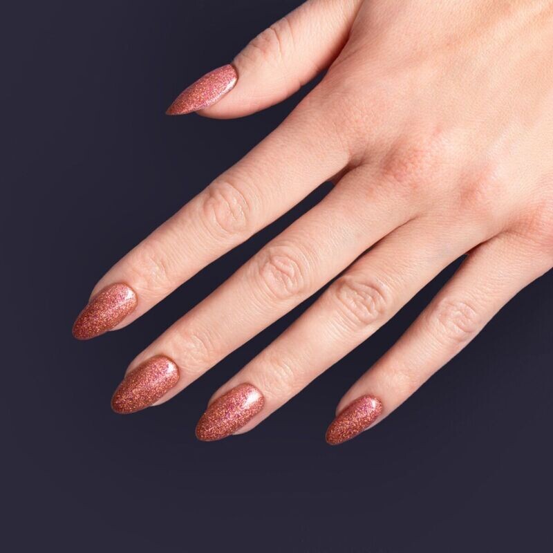 458 УФ-гель-лак для ногтей «Сверкающий розовый» Semilac, 7 ml — фото 2