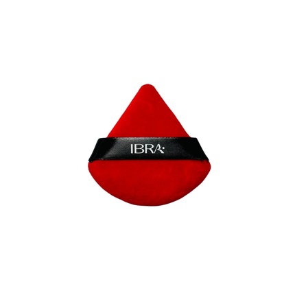 

Треугольный пуфер для пудры Ibra Makeup, красный