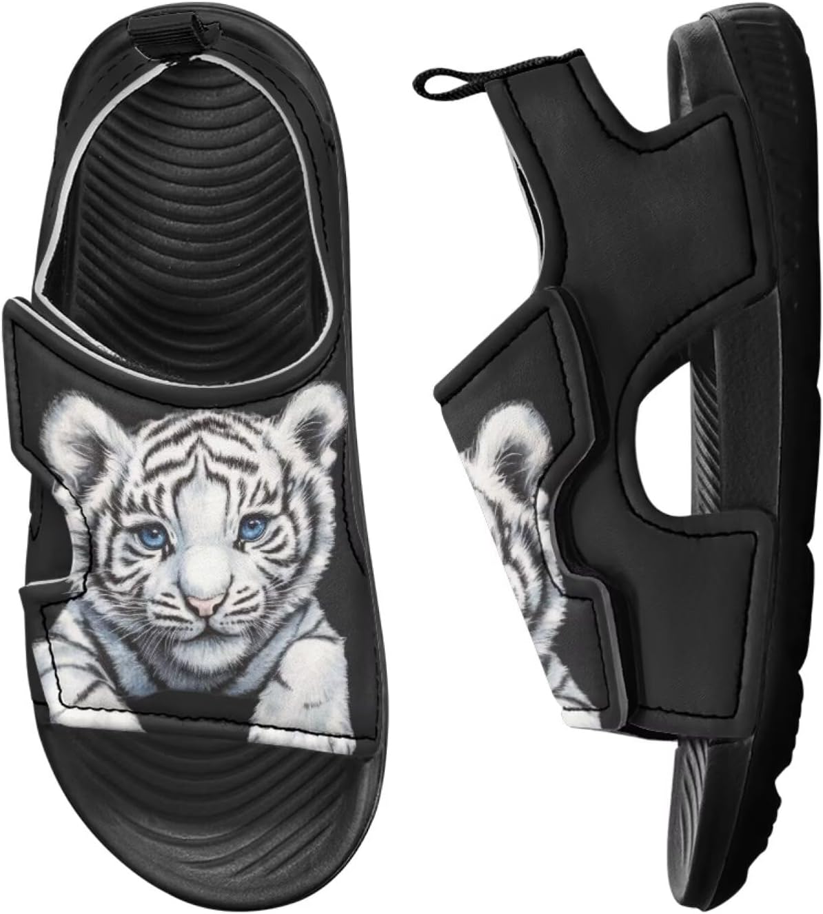 

Детские сандалии для мальчиков, спортивные, походные, с закрытым носком, для девочек, школьные подарки, удобные, легкие, для дошкольников Cugasmaru, Tiger