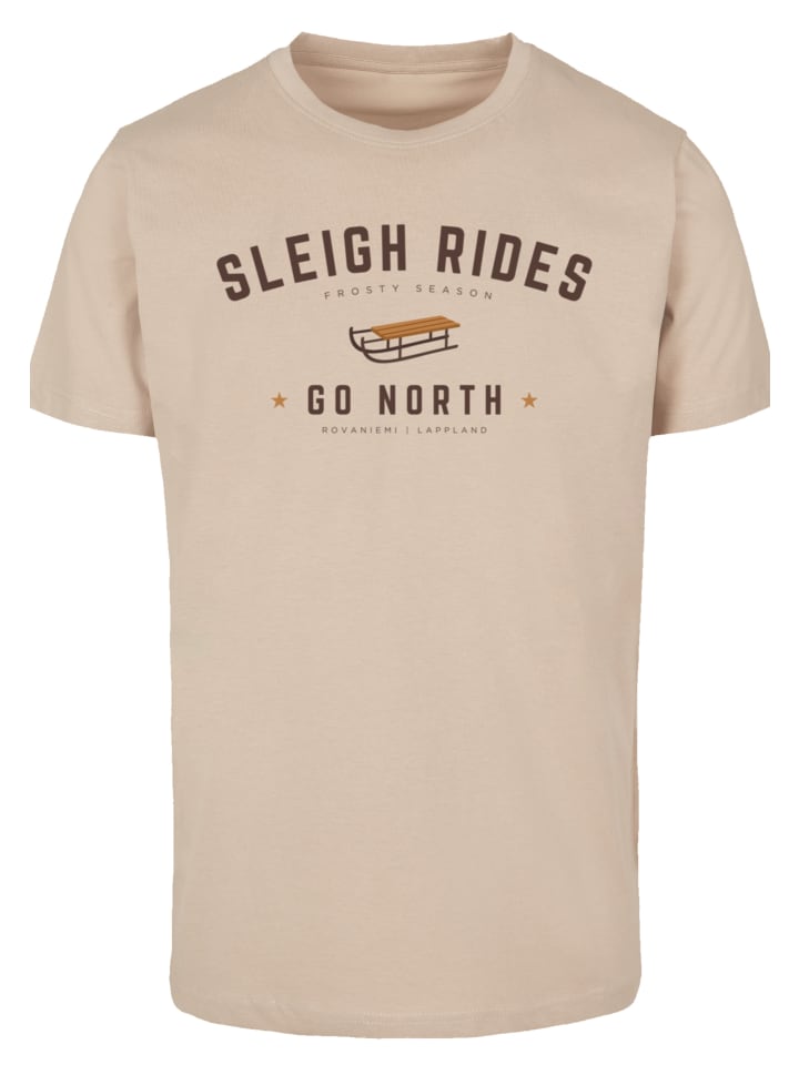 

Рождественская футболка в песочном цвете F4NT4STIC, Бежевый, Рождественская футболка в песочном цвете F4NT4STIC