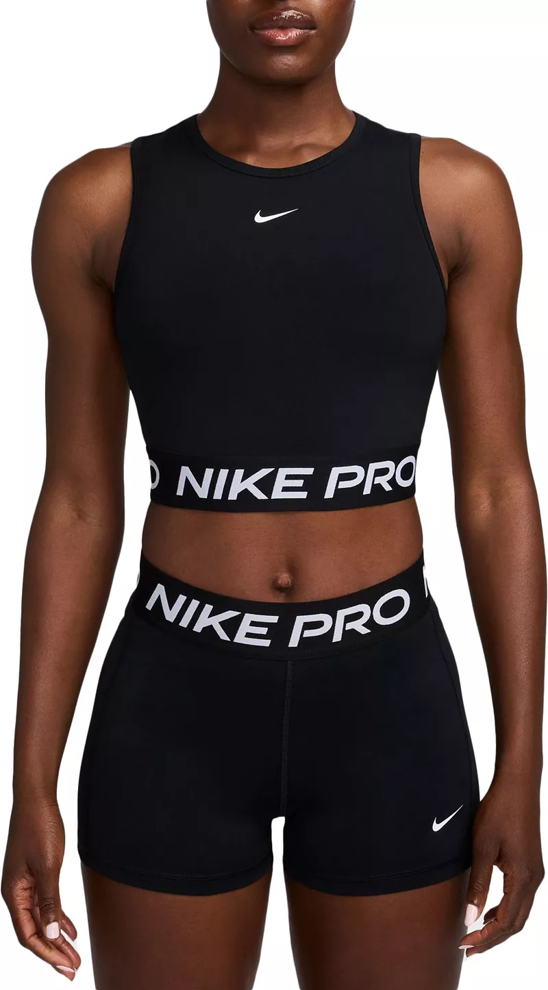 

Женская укороченная майка Nike Pro Dri-FIT, черный