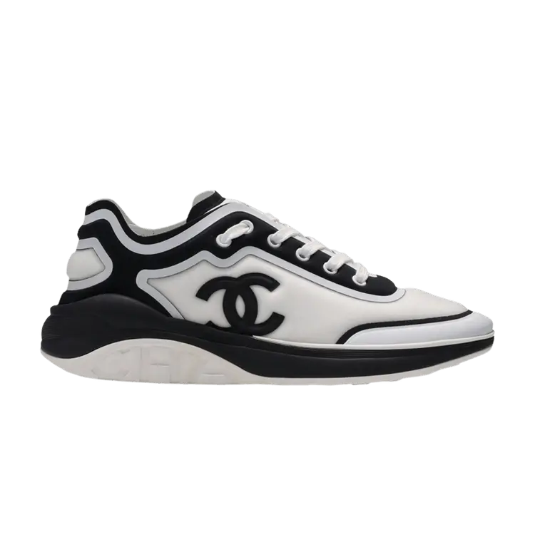 

Кроссовки Chanel CC Logo Sneaker White Black, белый