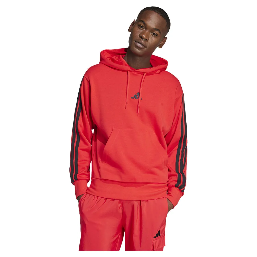 

Худи adidas Essentials 3 Stripes French Terry, красный