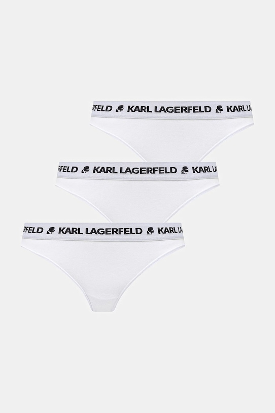 

Три пары стрингов Karl Lagerfeld, белый