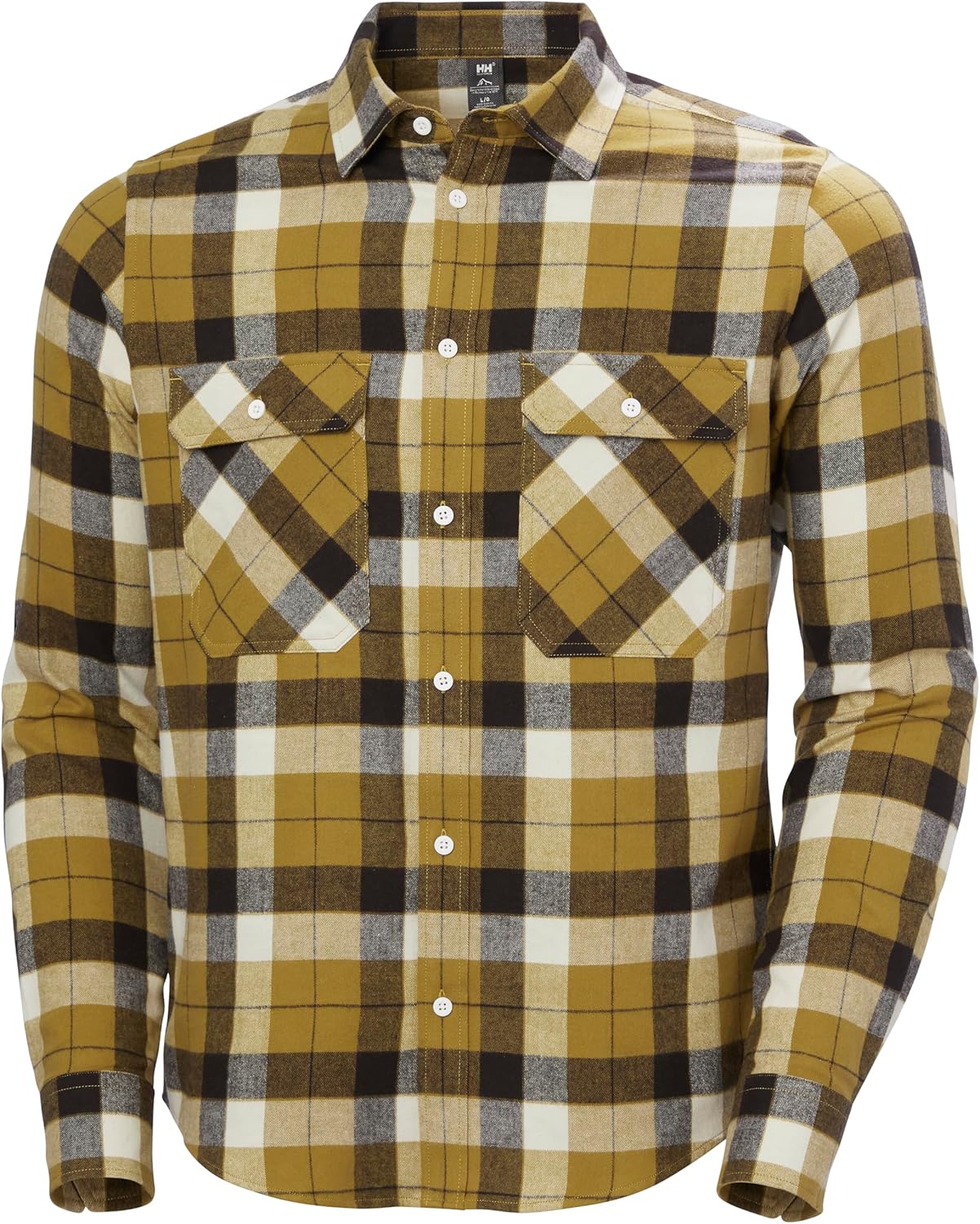 

Рубашка Helly-Hansen Lokka Flannel LS - мужская, легкая, с длинным рукавом, классический крой, дышащая и теплая, повседневная одежда для активного отдыха Helly Hansen, 787 Lynx Box Stripe Plaid