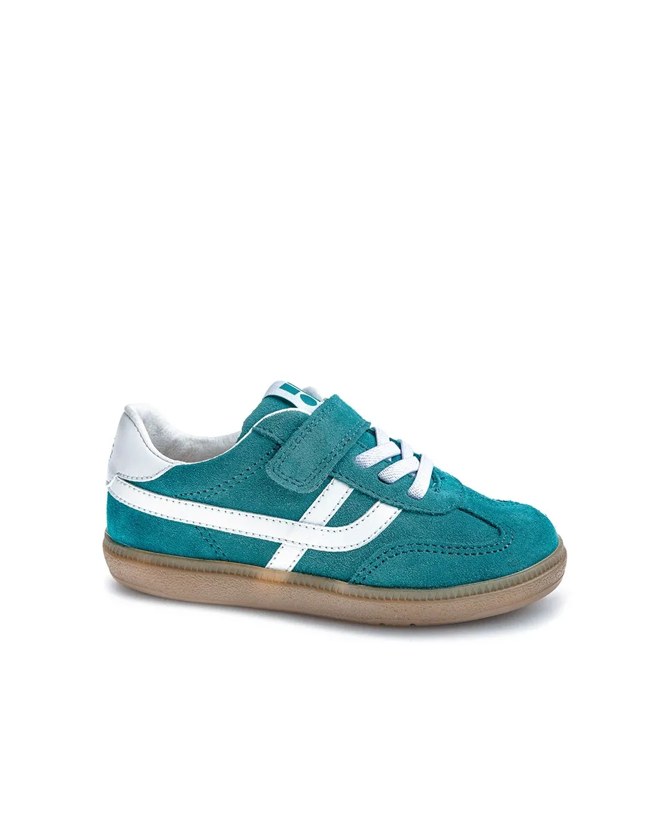 

Детские туфли из кожи с липучкой Pablosky, бирюзовый