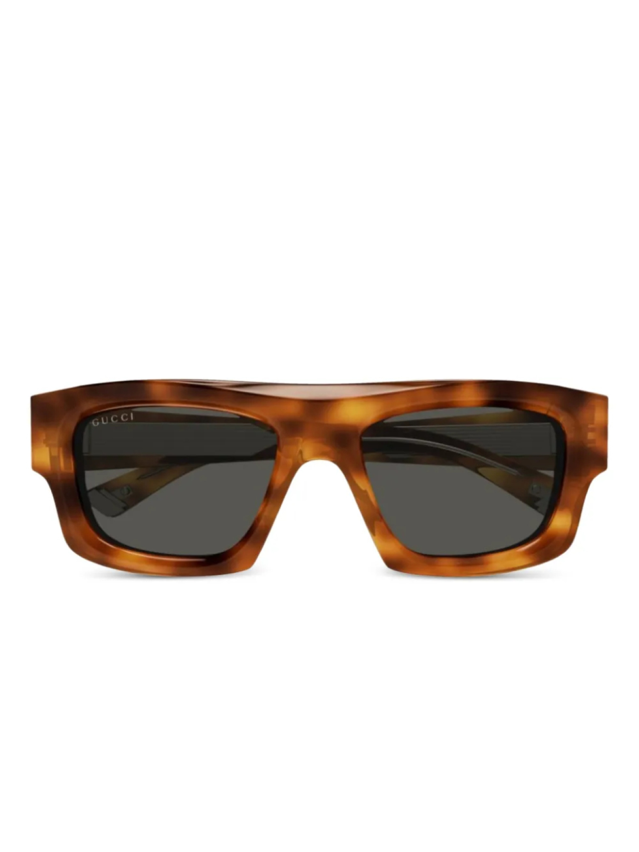 

Солнцезащитные очки в прямоугольной оправе Gucci Eyewear, коричневый