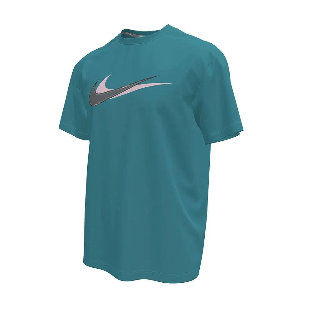 

Шорты для плавания Nike Stacked Swoosh, синий/зеленый