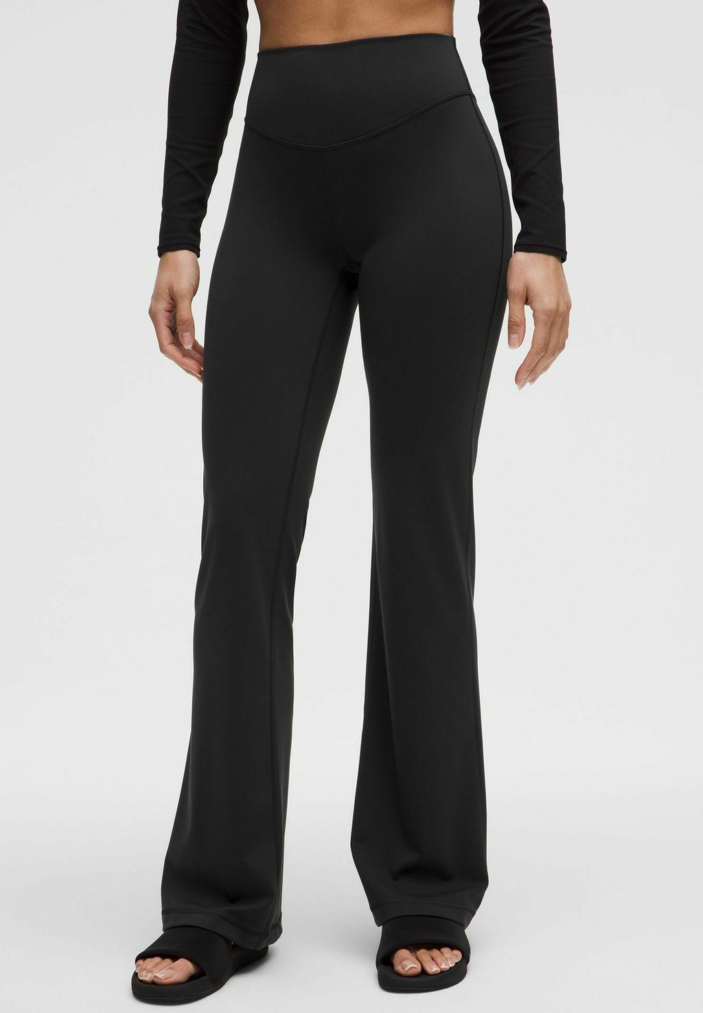 

Брюки WUNDER UNDER SMOOTHCOVER BOOTCUT REGULAR lululemon, черный