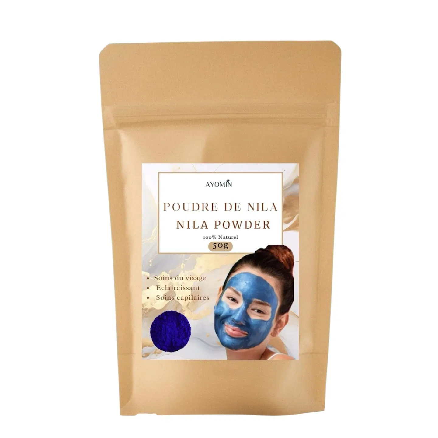 Пудра Nila Original Blue из Марокко, 50 г Ayomin