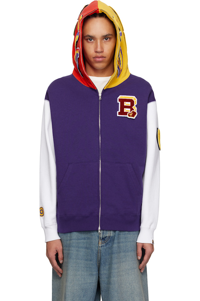 

Толстовка с молнией Shark Bape, синий