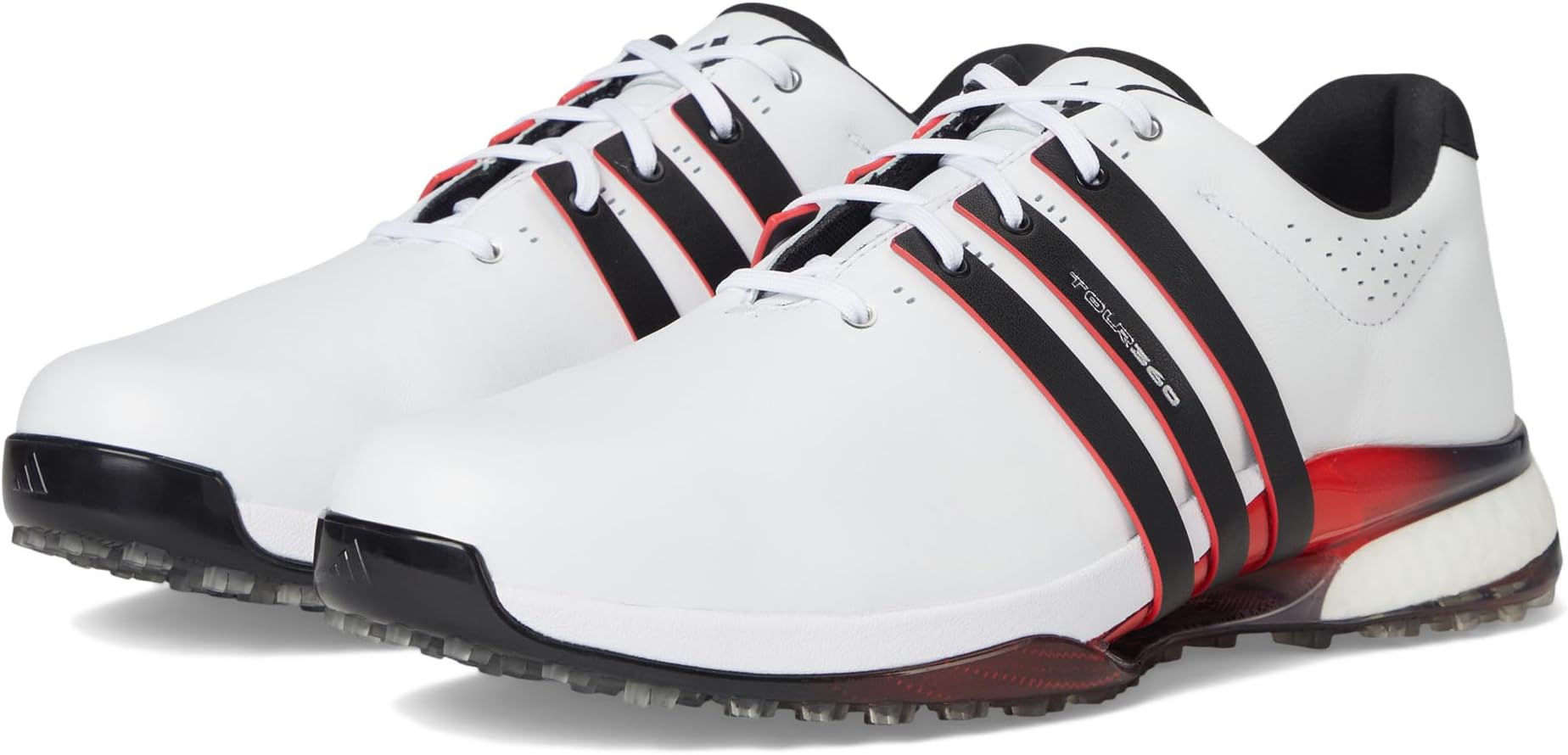

Кроссовки adidas Golf Tour360 25 Spikeless Golf Shoes, цвет Footwear White/Core Black/Lucid Red