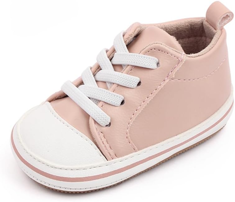 

Детские мокасины LONSOEN для девочек и мальчиков, обувь для первых шагов, розовый