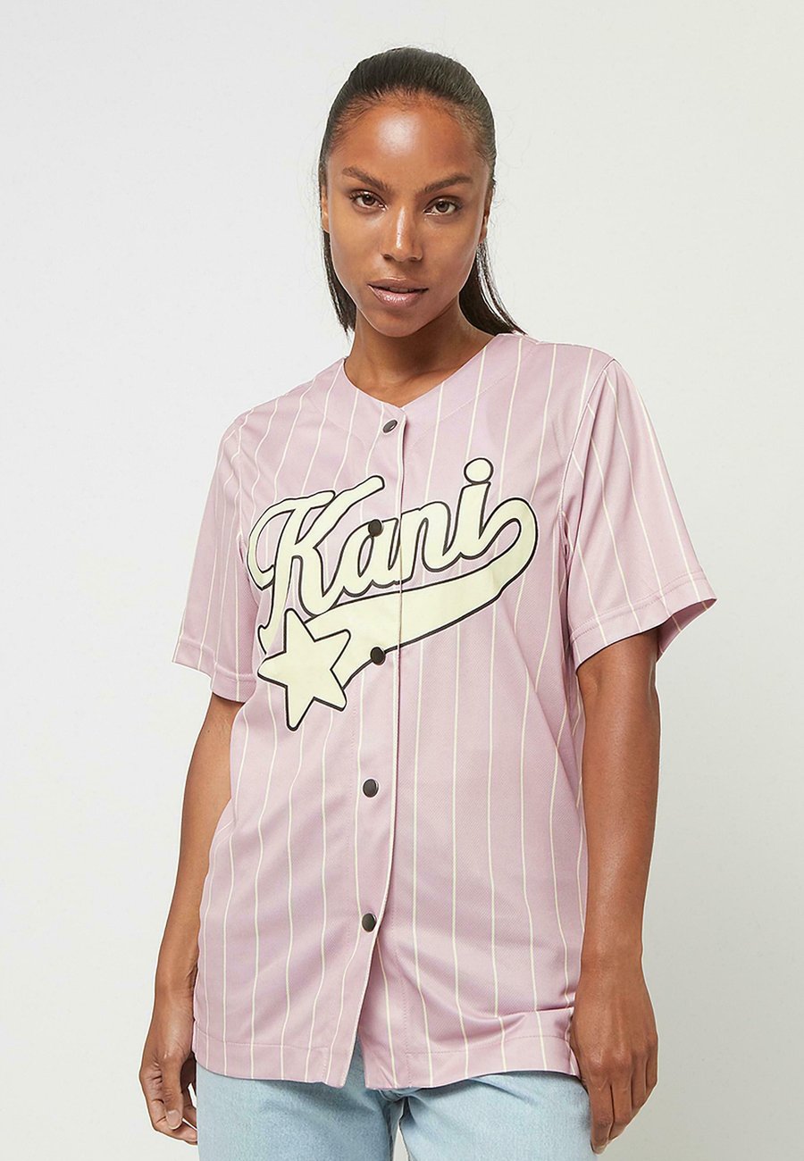 

Блуза Karl Kani SIGNATURE PINSTRIPE BASEBALL, Lilac/Purple