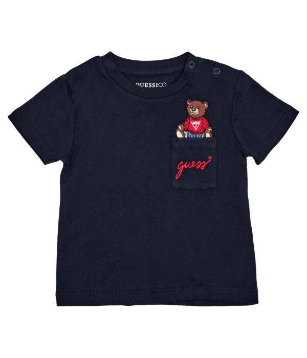 

Футболка детская Guess с медведем, синий