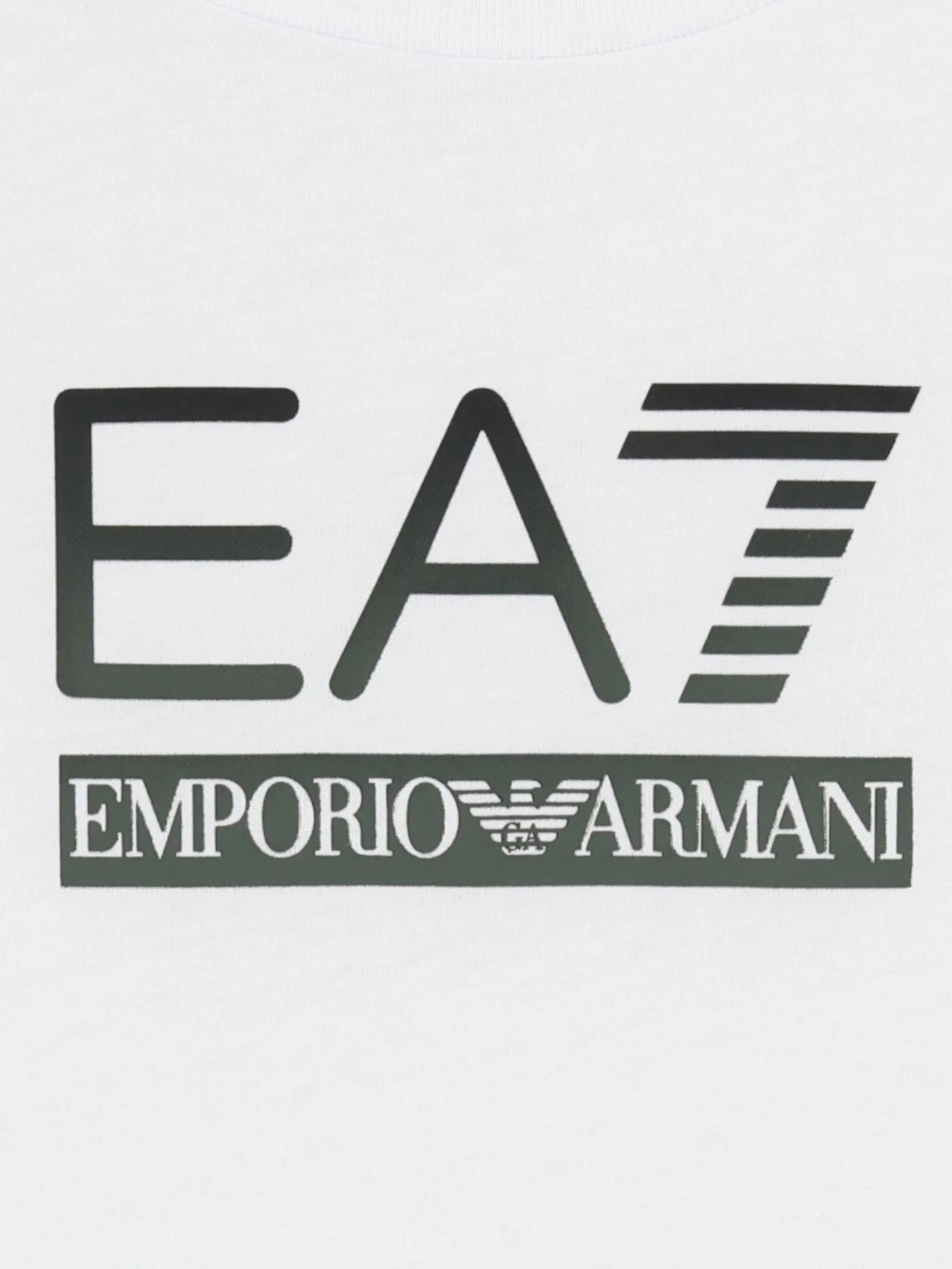 Футболка с логотипом Emporio Armani Kids, белый — фото 3