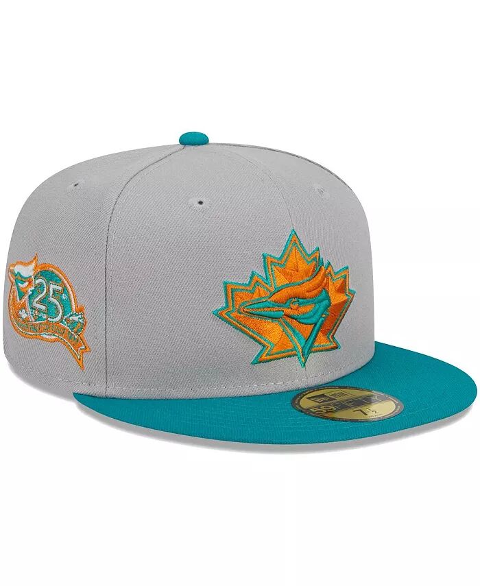 

Мужская серо-голубая кепка Toronto Blue Jays 59FIFTY Fitted New Era