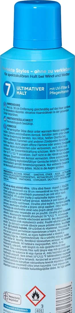 Набор шампуней «Refreshing Natural Beauty Herbs» 5 x 400 мл и лак для волос от Balea Volans — фото 4
