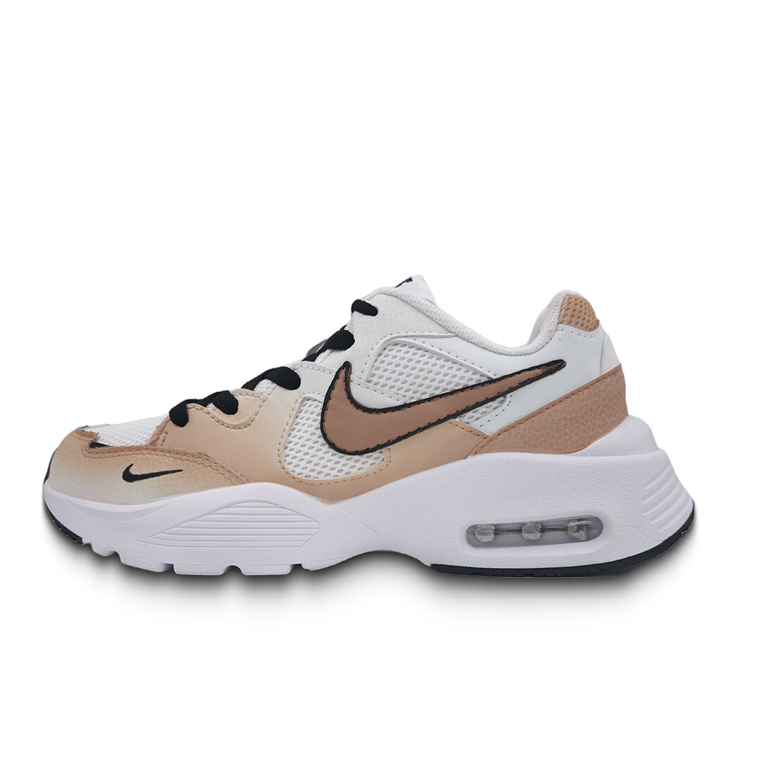

Кроссовки Air Max Fusion женские с низким верхом, белый/коричневый Nike