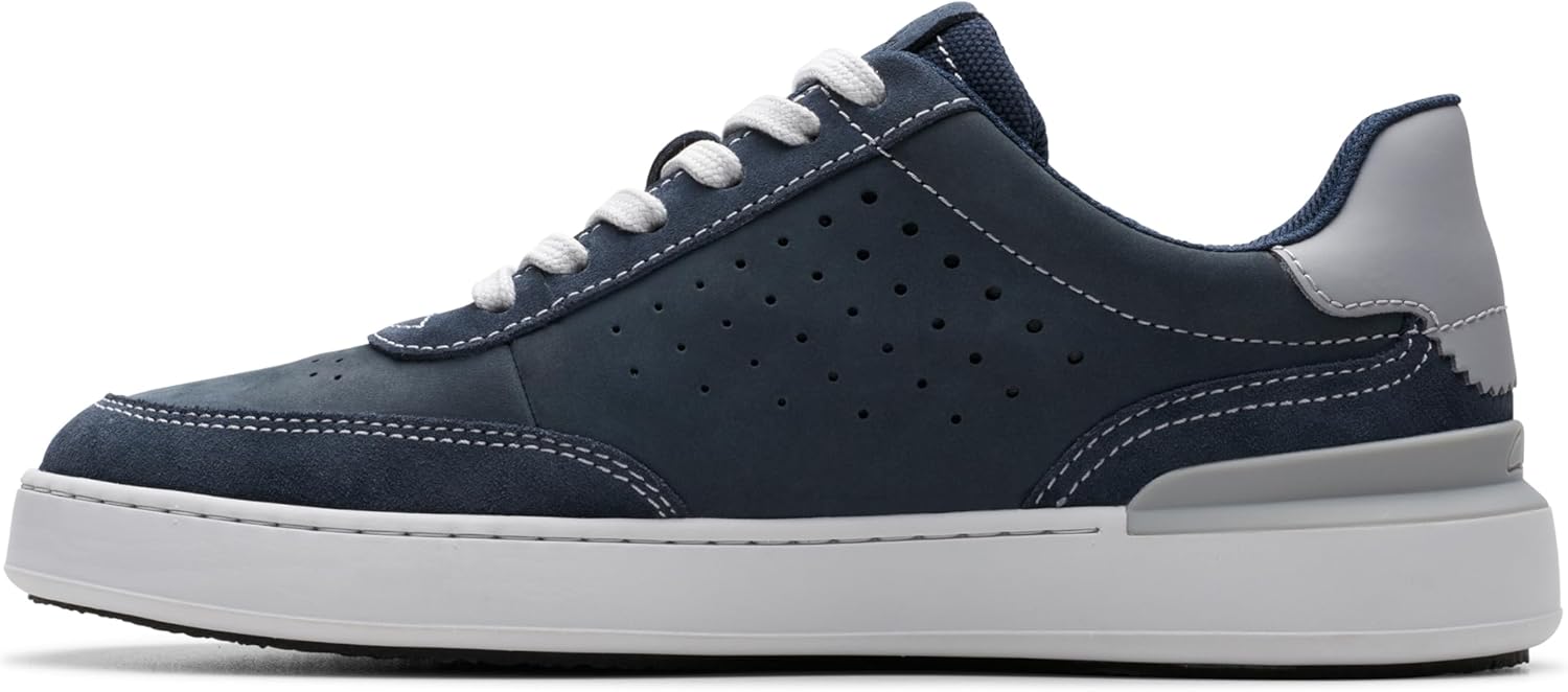 Мужские кроссовки Clarks Courtlite Run, Navy Nubuck — фото 2