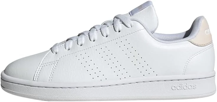 Мужские низкие кроссовки Adidas Advantage (не для футбола), белый/сиреневый