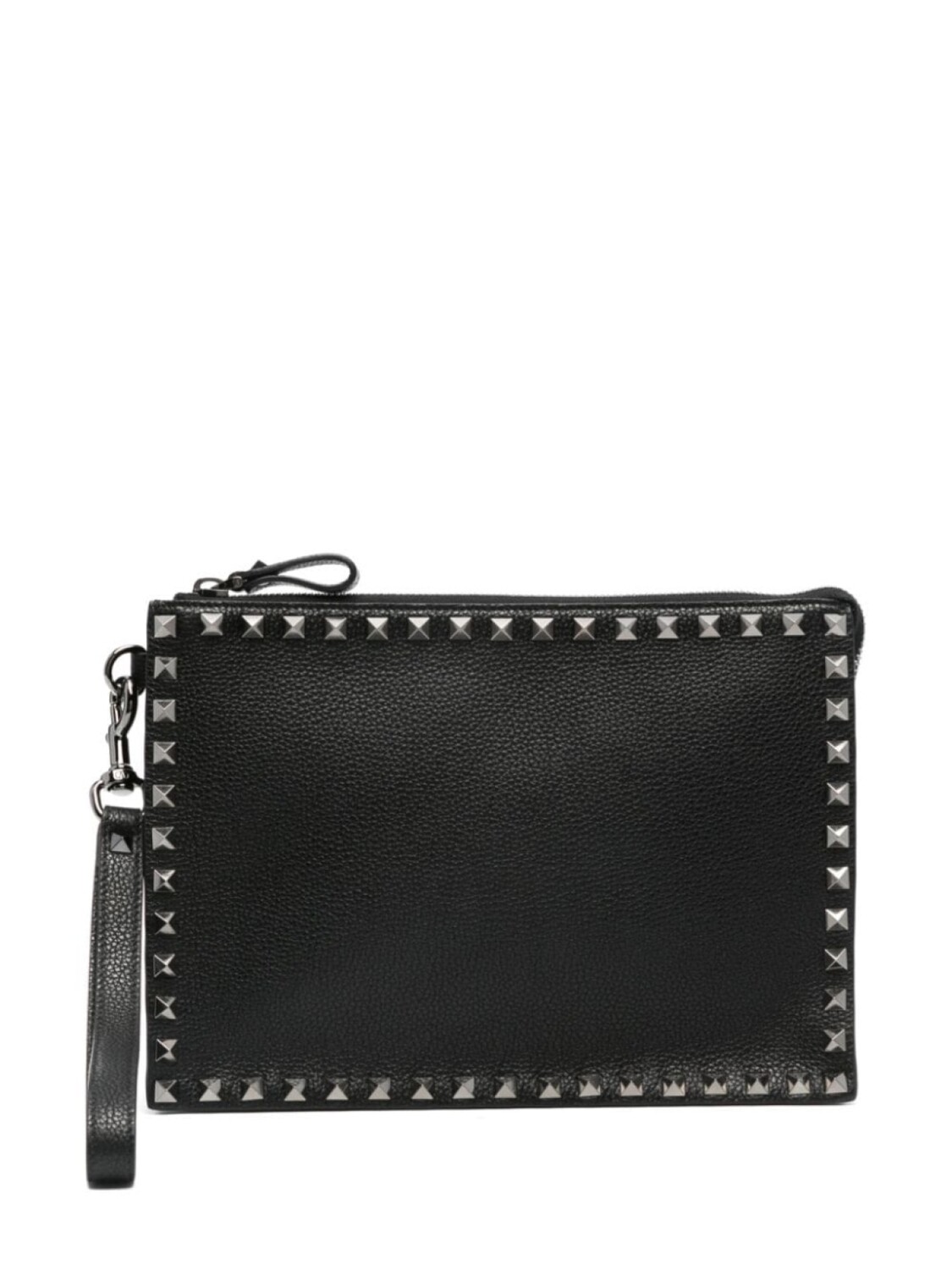 

Клатч Valentino Garavani Rockstud кожаный с заклепками, черный