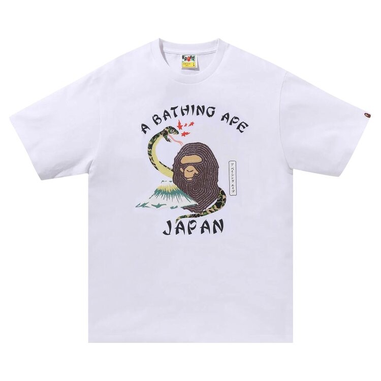 

Футболка BAPE Japanese Culture 'White', белый