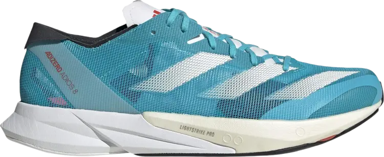 

Кроссовки Adizero Adios 8 'Lucid Cyan', синий