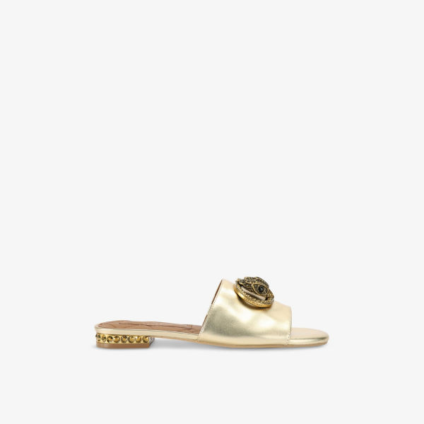 Туфли-челси Kurt Geiger London из металлизированной кожи, золотой