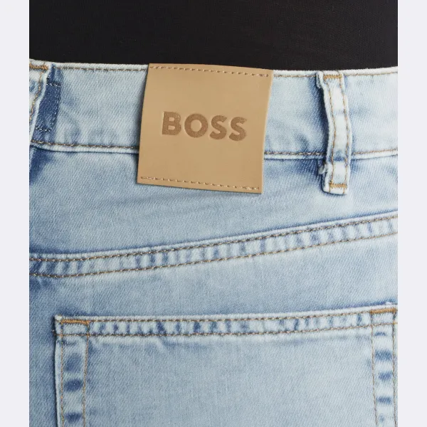 Джинсы Marlene hr 3.0 классического кроя Boss, синий — фото 4