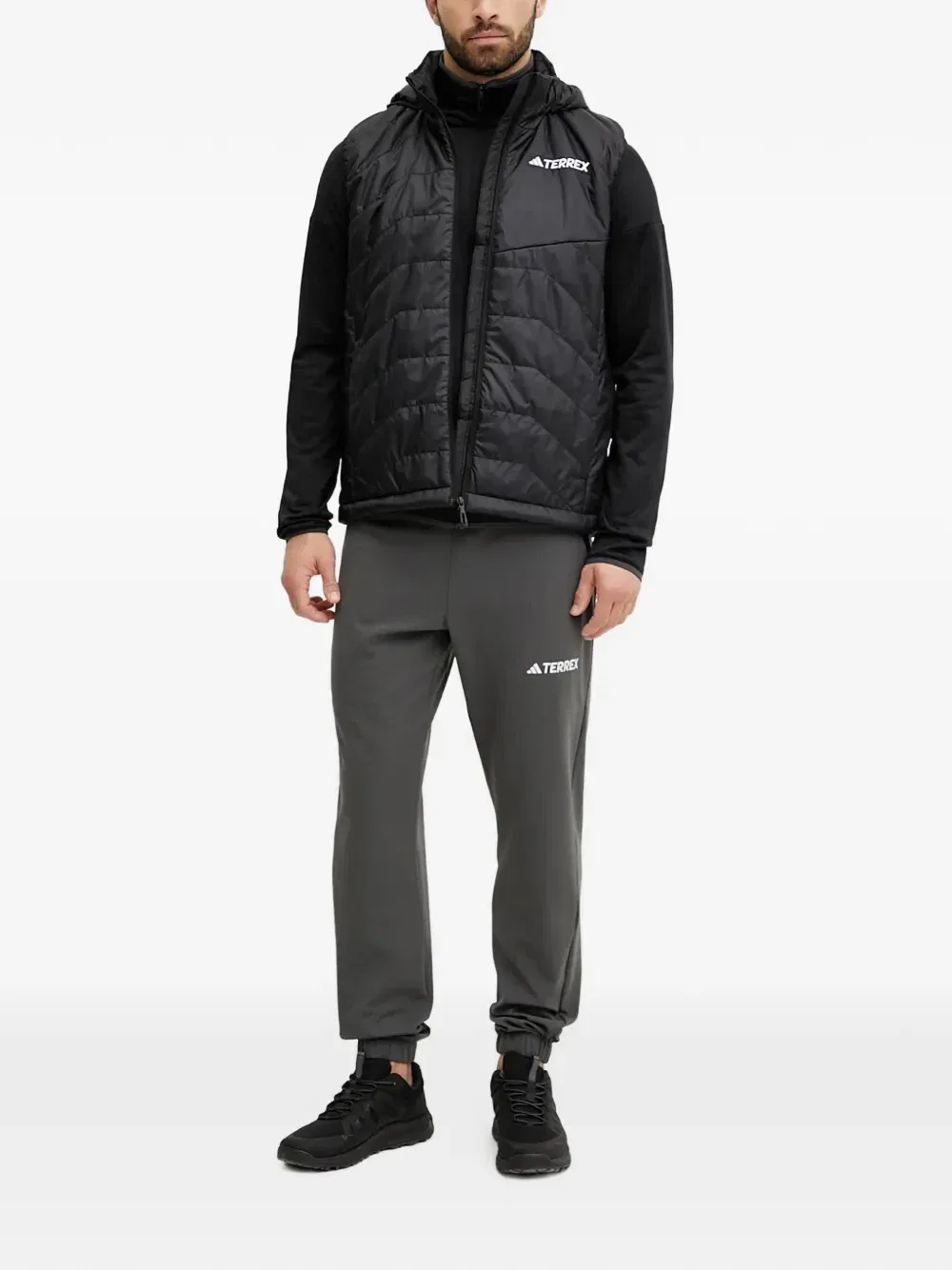 Флисовая куртка Terrex Climawarm Xperior Adidas, черный — фото 2