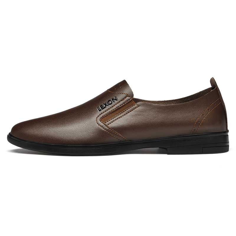 

LEXON Мужские повседневные туфли низкие коричневые гладкая отделка, цвет Brown Smooth Finish